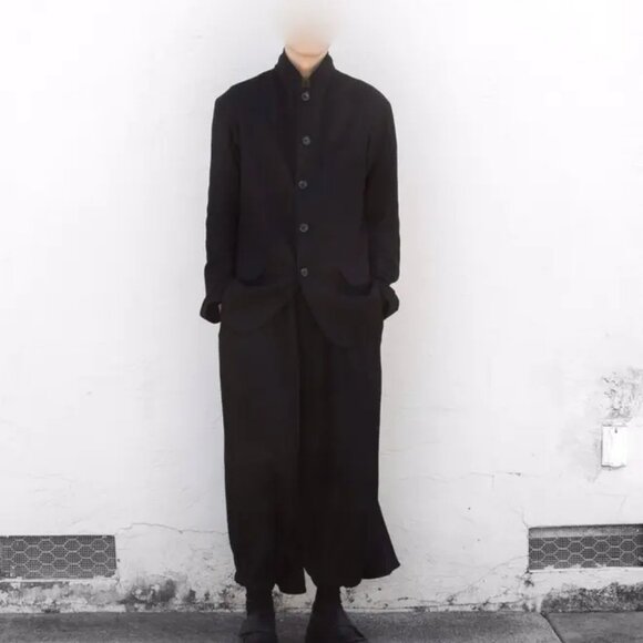 - Yohji Yamamoto POUR HOMME Regular and Regular Collar Blazer - - Picture 6 of 8